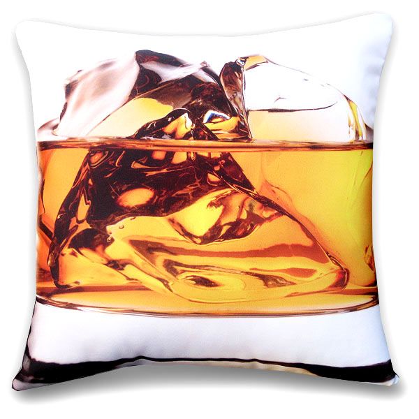 Almofada divertida dose de Whisky.